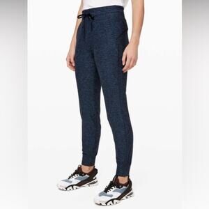 Lululemon ready to rulu 29” joggers pants womens 6 heathered navy/black W5BXLS